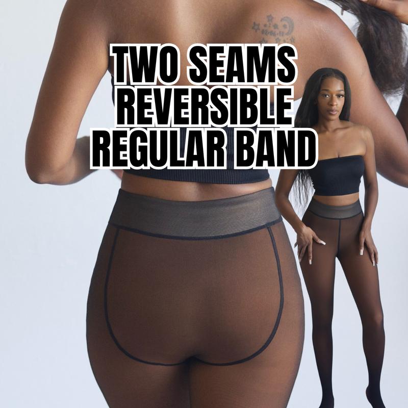 Compression Band Fleece-Lined Leggings