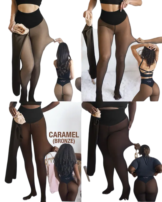 Compression Band Fleece-Lined Leggings