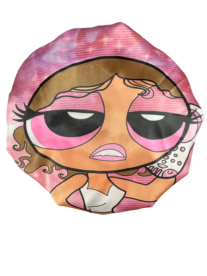 Puff Girl Double-Layered Bonnet