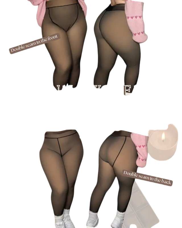 Compression Band Fleece-Lined Leggings